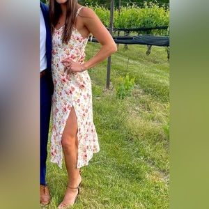 Abercrombie floral midi dress